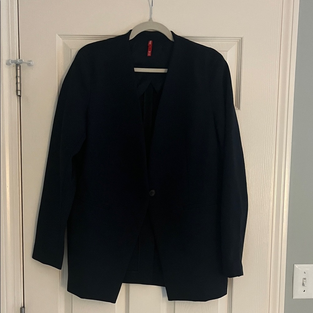 Spanx Navy Blazer with Button Detail